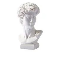 Miniatura grego clássico escultura cabeça busto estátua romano estátua mithologia escultura estatueta para esboço modelo arte desenho