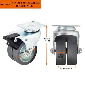 110 bis 120kg Hochleistungs-Bürostuhl aus kleinem Kunststoff gummi mit drehbarem Bürostuhl - Product Image 3