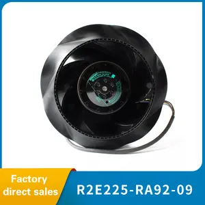 New R2E225-RA92-09 AC230V 220V M2E068-DF 150W 225*99mm Air Purification Fan Turbine Centrifugal Fan