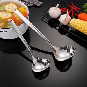 Cuchara Separadora <span class=keywords><strong>de</strong></span> Aceite y Sopa <span class=keywords><strong>de</strong></span> Acero Inoxidable 304, Ecológica, Apta para Lavavajillas, Plateada/Dorada, 24/30 cm, para <span class=keywords><strong>Cocina</strong></span> - Product Image 2