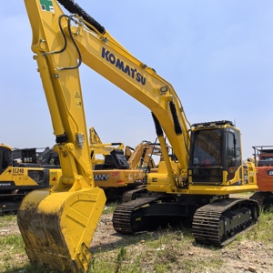Excavadora usada Komatsu PC210 de 20 toneladas, excavadora de cadenas para contratistas de movimiento de tierras y proyectos de carreteras - Product Image 1