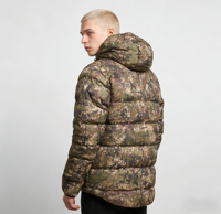 Veste d'hiver pour homme en tricot de polyester enduit, camouflage, duvet de canard blanc, coupe-vent, thermique, fermeture éclair, pour la chasse en plein air