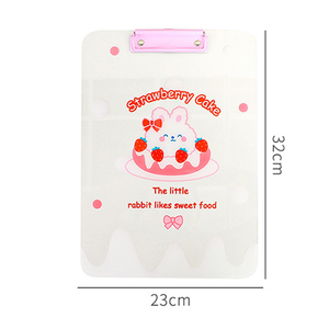 Custom Printed <strong>Cute</strong> Transparent Plastic Acrylic Drawing <strong>Clipboards</strong> A4 <strong>Folder</strong> and Box Usage for School - Product Image 2