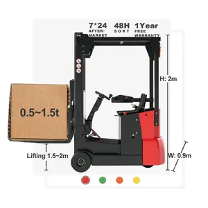 bf china suppliers weight lifter equipment skid steers and 3 wheel small 1.5t 2t mini electric lifter forklift stacker