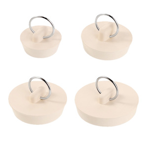 Bouchon de vidange de baignoire en caoutchouc 4 pièces, bouchon d'évier, bouchon de baignoire, bouchon d'évier de cuisine, bouchon d'évier de salle de bain, <span class=keywords><strong>joint</strong></span> d'<span class=keywords><strong>étanchéité</strong></span> pour l'eau, modèle 1601541, Guangdong - Product Image 5