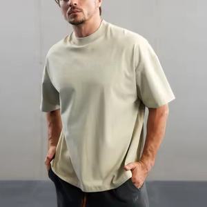 Camiseta de Corte Holgado para Hombre, Hombros Caídos, de Alta Calidad, con Logotipo Personalizado, Camiseta Lisa para Hombre - Product Image 3