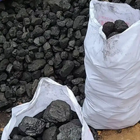 Charbon Anthracite à Haute Teneur en Carbone Fixe 95% Faible Teneur en Soufre 0,5% 6000 Kcal 8,5% Humidité Emballage Sac de 25kg