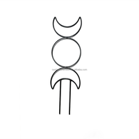 Support d'escalade en fil de fer antirouille avec taille personnalisable et hauteur de 3 pieds pour plantes et présentoirs de fleurs