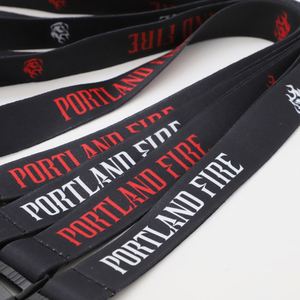 Custom Logo Detachable Buckle Fire Department ID Card Holder <b>Lanyard</b> Firefighter Breakaway Keychain <b>Lanyards</b> - Product Image 3