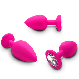 Scatola personalizzata gratuita pietre di cristallo anale spina Mini proiettile vibratore giocattolo del <span class=keywords><strong>sesso</strong></span> per le <span class=keywords><strong>donne</strong></span> <span class=keywords><strong>e</strong></span> gli uomini dispositivo del <span class=keywords><strong>sesso</strong></span> per le coppie - Product Image 4