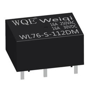 Módulo de Relé Eléctrico <span class=keywords><strong>WQE</strong></span> de 0.2W/0.4W, 5v 6v 9v 12v 18v 24v 48vdc, Relé de 4 Pines Normalmente Abierto con Carcasa de Plástico, 23.0*16.0*10.5mm - Product Image 3