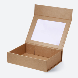 Caja de Regalo Magnética Plegable de Papel Kraft Personalizada con Inserto de Materiales Reciclados para Electrónica de Consumo y Velas, con Asa Resistente - Product Image 5