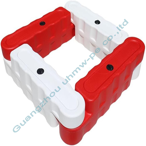 Durable PE Material Go Kart Track Barriers with Smooth Surface Customizable Sizes & Easily Assembled for Indoor/Outdoor Use