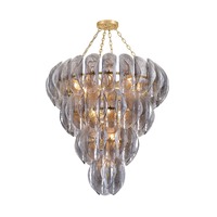 Lampe de décoration d'intérieur, style nordique moderne, luminaire suspendu en tissu LED pour îlot de cuisine
