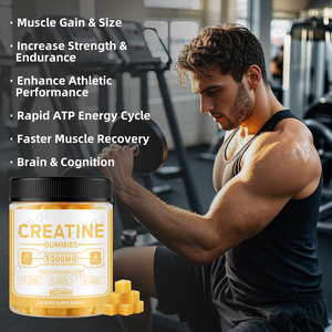 סוכריות גומי קריאטין מונוהידראט של אמז סופט צ'או, תוסף תזונה יומי לחיזוק שרירים, מותג פרטי, אספקת מפעל לתוספי אנרגיה לשרירים - Product Image 3