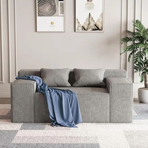 Juego de Sofás Reclinables Tapizados Personalizables para Apartamentos, Diseño Moderno, MOQ Bajo, Tela Ecológica - Product Image 1