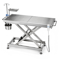 Table de traitement vétérinaire XY ACS02 avec élévateur électrique, cadre en acier inoxydable et deux options de taille pour les interventions chirurgicales quotidiennes des animaux de compagnie