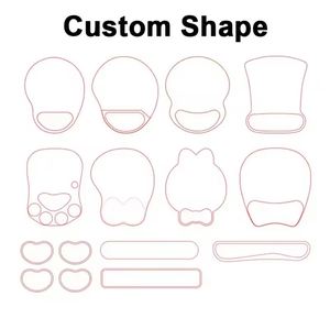 Wholesale Custom Mouse Pad With Wrist Rest for Office Promotion Business <b>Desk</b> Rubber PVC Printing Logo Eva Mousepads - Product Image 5