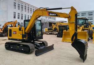Excavadora Original SY75C con Motor de 44KW, Pocas Horas de Trabajo, Ideal para Proyectos de Dragado de Ríos y Terrenos Agrícolas, Fácil Mantenimiento Diario, Gran Oferta - Product Image 2