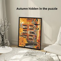 Anpassbare 1000-teilige Holz landschaft Puzzle Kinder Lernspiel zeug & Stress abbau Spiel Weltberühmte Malerei Geschlecht neutral