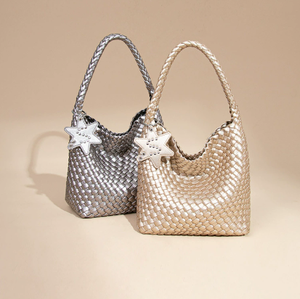 <span class=keywords><strong>Bolso</strong></span> de un solo hombro para axilas, <span class=keywords><strong>bolso</strong></span> de mujer tejido a mano a la moda, <span class=keywords><strong>bolso</strong></span> de mano tipo bandolera Simple - Product Image 1