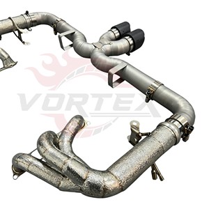 ระบบไอเสียแบบเต็มระบบที่ไหลเวียนได้สูงวัสดุไทเทเนียมจาก Vortex สำหรับ Porsche 911รุ่น992 GT3เครื่องยนต์4.0ลิตรปี2022–2025รุ่นแข่งขัน - Product Image 5