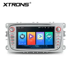 XTRONS 7 "אנדרואיד 12 מגע מסך רכב רדיו וידאו dvd מולטימדיה מערכת עבור פורד c מקס/פוקוס 2/מונדיאו/s-max