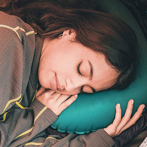 Oreiller gonflable en TPU personnalisé, rectangulaire, portable, pour le camping, soutien du cou, chaise pliante, utilisation en extérieur - Product Image 3