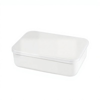 Bacs et boîtes de rangement en plastique PP en gros avec couvercle, design moderne, empilables, rectangulaires, avec poignée, pour literie