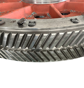 Engrenage fendu à l'arc d'entraînement principal de grand module pour broyeur à boulets Segment d'anneau d'engrenage de circonférence de four rotatif Produit de services de forgeage - Product Image 2