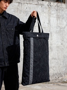 Sac fourre-tout en toile de haute qualité, grande capacité, écologique, recyclable, pliable, avec fermeture éclair, sac à bandoulière, design personnalisé - Product Image 2