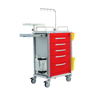 Carrello Medico d'Emergenza Medik MK-C01 ad Alta Capacità con 5 Cassetti in Acciaio Inossidabile - Product Image 4