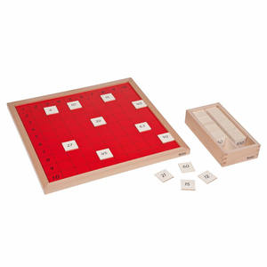 Materiali Montessori, Giocattoli in Legno Prescolare, Attrezzatura Matematica Montessori, Tavola di Pitagora, Giocattoli Educativi per l'Apprendimento della Moltiplicazione - Product Image 2