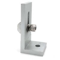 PLUSSOLAR – Support en L en alliage d'aluminium anodisé, direct usine, résistance au vent 60 m/s, résistance à la neige 1,4 KN/M, modèle personnalisable pour montage