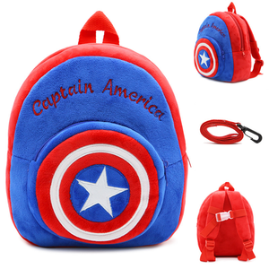 Fluffy Plush <b>Cartoon</b> <b>Backpack</b> for Kids with Zipper Closure Unisex Design - Product Image 6