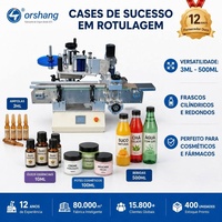 Équipement d'étiquetage automatique à moteur pour bouteilles et fûts de produits de soins personnels – Applicateur d'autocollants