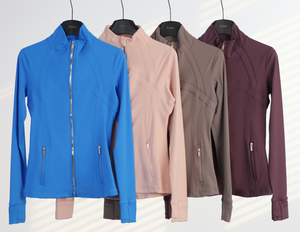 Chaqueta Transpirable con Cierre Dorado para Primavera/Verano, Ropa Deportiva LuLu, Nueva Colección Yoga, Ropa Exterior para Correr, Elegante, Corte Regular, 2026 - Product Image 3
