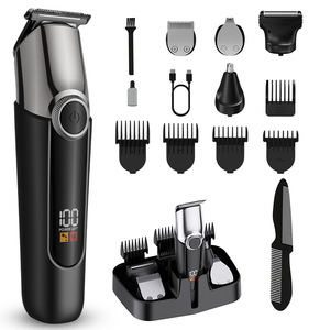 Nouvel ensemble de coupe de cheveux électrique avec écran numérique, entièrement lavable, pour le <span class=keywords><strong>pompadour</strong></span>, tondeuse professionnelle de salon - Product Image 6