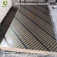 Contreplaqué filmé réutilisable 18 mm |   Panneau de coffrage en béton imperméable pour la construction