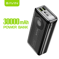 BAVIN Banque d'alimentation portable à charge rapide 22,5 W, grande capacité 30000 mAh, avec lampe torche LED, prix de gros d'usine, logo personnalisé