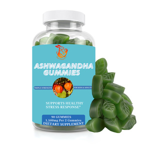 Dietary Supplement Ashwagandha Gummies Herbal <b>Blend</b> Support Healthy Mood Improve Immune Ashwagandha Gummies Candy - Product Image 1