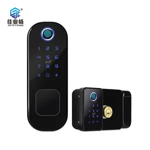 China Supplier Wholesale biometric rental house Smart Latch Double gate Lock