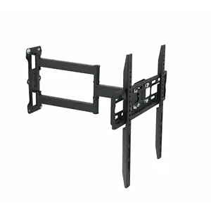 VESA 400x400 Extension 2 Arm TV Mount For 26-55" Lcd Led TV Full Motion Tilt & Swivel Television Wall Bracket Up and Down Mounts