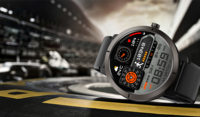 Reloj Inteligente YiQungo DM76 con GPS, Pantalla AMOLED de 1.32 Pulgadas, Resistente al Agua 5 ATM, Brújula, Monitor de Sueño, 11-30 Días de Autonomía, Silicón, Contesta Llamadas