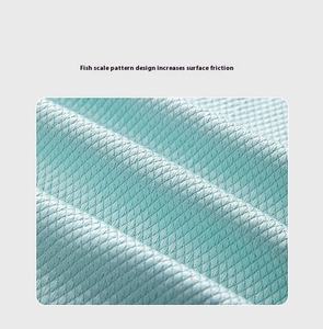 Chiffon de nettoyage en microfibre 30x30cm 100% polyester, design écailles de poisson, chiffon de polissage pour verre, torchon de cuisine - Product Image 6