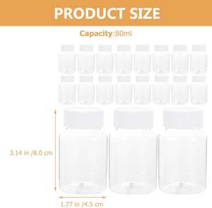 15ml20ml30ml60ml100ml150200250300ml Transparent Plastic <b>Bottle</b> PET <b>Bottle</b> <b>Dispensing</b> Sample <b>Bottle</b> - Product Image 3
