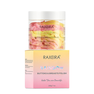 Etiqueta privada Orgánica Iluminador <span class=keywords><strong>Mar</strong></span> <span class=keywords><strong>Muerto</strong></span> Sal Aguacate Coco Arco Iris Exfoliante para el cuerpo - Product Image 1