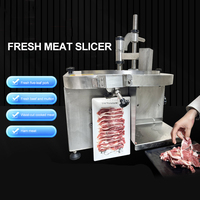 Machine à découper la viande fraîche/congelée de qualité supérieure pour la découpe de bandes de viande, de tranches de bœuf frais et de morceaux de porc