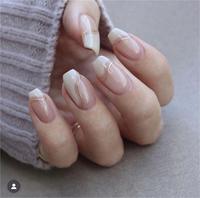 Nouvel arrivage de faux ongles de jeune fille dorés 3D personnalisés forme de ballerine ombrée ongles à appliquer