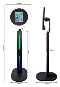 Direct print <span class=keywords><strong>iPad</strong></span> fotohokje, draagbaar selfservice fotohokje, RGB-verlichting, fotohokje voor bruiloften en feesten - Product Image 5